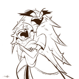 angry anthro bodily_fluids clothed clothing crying duo female simple_background tears white_background young adam_clowery hellaverse helluva_boss octavia_(helluva_boss) stella_(helluva_boss) avian bird owl owl_demon hi_res sketch daughter_(lore) mother_(lore) mother_and_child_(lore) mother_and_daughter_(lore) parent_(lore) parent_and_child_(lore) parent_and_daughter_(lore)
