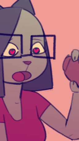 anthro anthro_penetrated anthro_penetrating_female bob_cut bodily_fluids cum cum_in_mouth cum_inside cum_on_face cum_on_glasses duo eyewear face_fucking fellatio fellatio_pov female female_penetrated foreskin genital_fluids genitals glans glans_lick glans_play glasses heart_eyes heart_symbol humanoid_genitalia humanoid_penis irrumatio licking male male/female male_penetrating male_penetrating_female moving_foreskin music music_video oral oral_penetration orgasm penetration penile penile_penetration penis penis_in_mouth penis_lick philtrum retracting_foreskin sex smug_face teeth text tongue tongue_out wearing_glasses spincraze mika_(musician) trudy_(spincraze) canid felid mammal pantherine 2d_animation 9:16 animated english_audio english_text frame_by_frame hi_res short_playtime sound video