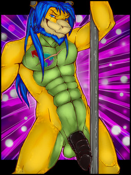 abs anthro athletic balls biceps black_penis ear_piercing erection flaccid genitals green_body green_skin looking_at_viewer male muscular muscular_anthro nude pecs penile_spines penis piercing pole pole_masturbation presenting scales scar solo yellow_body yellow_skin xenoforge mario_bros nintendo koopa reptile scalie 3:4