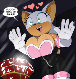 5_fingers against_surface anthro arms_bent behind_glass big_breasts black_nose blue_eyeshadow bold_text breasts breasts_on_glass clothed clothing dialogue eyelashes eyeshadow female fingers gem hair heart_eyes heart_symbol legs_together lipstick makeup on_glass open_mouth open_smile pink_lipstick ruby_(gem) smile solo sparkles speech_bubble text text_emphasis white_hair aeolus06 sega sonic_the_hedgehog_(series) rouge_the_bat bat mammal 2022 digital_media_(artwork) english_text