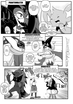 3_panel_comic ambiguous_gender answer anthro biped black_text breasts clapping claws closed_smile clothed clothing dialogue ellipsis eyes_closed eyewear feral fur furniture group hair holding_musical_instrument holding_object mask motion_lines mouth_closed music musical_instrument open_mouth open_smile paws pupils quadruped question question_mark questions_and_answers sharp_teeth sitting sitting_on_stool smile speech_bubble stool suit sunglasses tail talking_to_another teeth text text_box tongue white_sclera heavenlyproductions hellaverse helluva_boss nintendo pokemon blitzo_(helluva_boss) cinderace demon felid feline generation_2_pokemon generation_4_pokemon generation_5_pokemon generation_6_pokemon generation_8_pokemon generation_9_pokemon greninja lagomorph mammal meowscarada pokemon_(species) shinx typhlosion zoroark 2025 absurd_res comic english_text hi_res monochrome