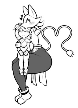 anthro blush daww duo eyes_closed female gesture heart_symbol holding_child hug huge_thighs kissing kissing_cheek larger_female machine male on_lap sitting sitting_on_lap size_difference smile tail tail_gesture tail_heart thick_thighs wide_hips box_(hajimeyou654) deltarune undertale_(series) kris_dreemurr tasque_manager android darkner domestic_cat felid feline felis human humanoid mammal robot robot_humanoid 2021 monochrome
