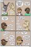 2017 2:3 anthro asinus base_three_layout beaver buckteeth clothed clothing comic dialogue donkey english_text equid equine eyewear female glasses grid_layout group hi_res horse jennifer_(study_partners) lisa_(study_partners) male mammal mustelid open_mouth otter regular_grid_layout rodent sarah_(study_partners) six_frame_grid six_frame_image study_partners teeth text three_row_layout thunderouserections woody_(study_partners) young young_anthro