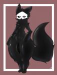 anthro black_sclera flaccid genitals looking_at_viewer male mask nude penis solo thick_thighs wide_hipped_male wide_hips toot changed_(video_game) puro_(changed) canid canine goo_creature hybrid mammal