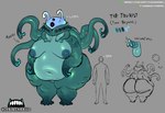 balls big_moobs black_sclera blue_body cellulite genitals huge_thighs male moobs multi_eye multi_limb multicolored_body overweight overweight_male penis red_eyes size_difference small_penis smaller_human text thick_thighs ze_blackball.d the_tourist_(ze_blackball.d) alien human mammal english_text hi_res model_sheet