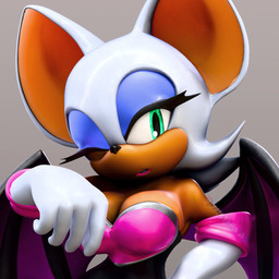 anthro armor big_breasts bodysuit breastplate breasts cleavage clothed clothing female green_eyes hair skinsuit solo tight_clothing white_hair wings hunicrio sega sonic_the_hedgehog_(series) rouge_the_bat bat mammal 1:1 3d_(artwork) digital_media_(artwork) hi_res