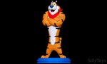 3d_modeling 3d_print anthro black_eyes blue_nose crossed_arms male mascot open_mouth orange_body raised_tail scarf simple_background smile solo spread_legs spreading stage standing striped_body stripes tail tongue sillytoys frosted_flakes kellogg's tony_the_tiger felid mammal pantherine tiger 3d_(artwork) digital_media_(artwork) hi_res