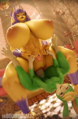 4_toes abdominal_bulge amazon_position anthro backsack balls big_balls big_breasts big_penis breasts clothing crouching duo egyptian feet female female_penetrated femboy footwear genitals hand_holding hanging_by_arms high_heels holding_finger holding_person huge_balls huge_breasts huge_penis larger_female low-angle_view male male/female male_penetrating male_penetrating_female moan nude penetration penile penile_penetration penis penis_in_vagina saggy_balls sex shoes size_difference small_but_hung smaller_male squats squatting_pose tattoo toes tongue tongue_out unimpressed vaginal vaginal_penetration womb_tattoo worm's-eye_view drboumboom32 sound_warning dogzeela_(modeler) valorlynz_(modeler) animal_crossing nintendo ankha_(animal_crossing) sasha_(animal_crossing) domestic_cat felid feline felis lagomorph leporid mammal rabbit 3d_(artwork) 3d_animation animated digital_media_(artwork) hi_res short_playtime sound video voice_acted