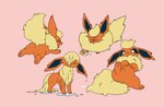 ambiguous_gender anus black_sclera eeveelution feral flareon food fruit fur generation_1_pokemon hi_res lemon lying meme mochiri neck_tuft nintendo on_back on_front orange_body orange_fur pawpads plant pokemon pokemon_(species) puffed_tail pupils smile solo tail thour_(meme) tuft wet wet_body wet_fur white_pupils yellow_body yellow_fur yellow_tail yellow_tuft