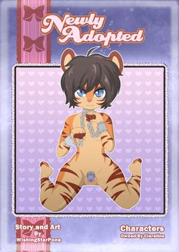anthro balls bdsm biped blue_eyes bondage bound bow_tie brown_body brown_fur brown_hair chain chained chastity_cage chastity_cage_only chastity_device chastity_device_only collar cuff_(restraint) feet femboy fur genitals hair heart_symbol hindpaw looking_at_viewer male multicolored_body multicolored_fur nervous nude orange_body orange_fur outline pawpads paws restraints sitting solo striped_body striped_fur stripes text two_tone_body two_tone_fur wariza wearing_chastity_cage wearing_chastity_device white_outline wrist_cuffs young young_anthro wishingstarpone ken_(claralaine) domestic_cat felid feline felis mammal 2022 absurd_res cover cover_art cover_page digital_media_(artwork) english_text full-length_portrait hi_res portrait