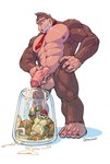 abs anthro anthro_on_anthro balls belly biceps big_balls big_muscles big_penis blush bodily_fluids bukkake container cum cum_in_container cum_in_jar duo ejaculation erection eyebrows foreskin frown fur genital_fluids genitals glass glass_container glass_jar hair hand_on_hip horn humanoid_genitalia humanoid_penis in_container in_jar jar looking_down male male/male masturbation micro muscular muscular_anthro muscular_male nails narrowed_eyes navel necktie nipples nude obliques one_eye_closed pecs penile penile_masturbation penis questionable_consent shadow simple_background sitting size_difference smile standing text tuft vein white_background beralin donkey_kong_(series) illumination_entertainment mario_bros nintendo pony_cum_jar_project the_super_mario_bros_movie bowser donkey_kong_(character) ape gorilla haplorhine koopa mammal primate scalie 2023 hi_res meme url