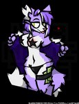 anthro blep clothing coat dipstick_tail female fur green_eyes hair inner_ear_fluff long_tail markings money_in_legwear multicolored_body multicolored_fur panties pasties purple_body purple_fur purple_hair short_hair simple_background solo star_pasties tail tail_markings text tongue tongue_out topwear transparent_background tuft two_tone_body two_tone_fur underwear undressing white_body white_fur white_hair wub_(artist) domestic_cat felid feline felis mammal alpha_channel hi_res signature url watermark