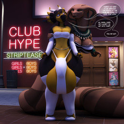 anthro apode balls big_balls big_breasts breasts clothed clothing crossdressing dialogue duo female femboy genitals horn huge_balls huge_breasts hyper hyper_balls hyper_genitalia legless legwear lips male neon_sign night non-mammal_breasts outside penis serpentine sign smile snake_hood speech_bubble strip_club text thick_thighs wide_hips anthroanim mythology nintendo pokemon jamila_queen_cobra milenth_drake cobra draconcopode dragon generation_4_pokemon lopunny mythological_creature mythological_scalie naga pokemon_(species) reptile scalie snake 1:1 2017 3d_(artwork) absurd_res digital_media_(artwork) english_text hi_res