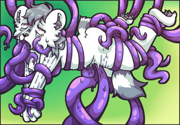 anal anal_penetration anthro bodily_fluids breasts butt eye_roll female femboy forced fur grey_body grey_fur hypnosis looking_pleasured mind_control nipples nude penetration rape rough_sex sex solo suspended_via_penetration suspended_via_tentacles suspension tears tentacle_penetration tentacle_rape tentacle_sex tentacles tentacles_everywhere torogao vaginal vaginal_penetration white_body white_fur nashmaught quartz_(nashmaught) genet mammal viverrid cel_shading digital_media_(artwork) hi_res shaded trans_(lore) trans_man_(lore)