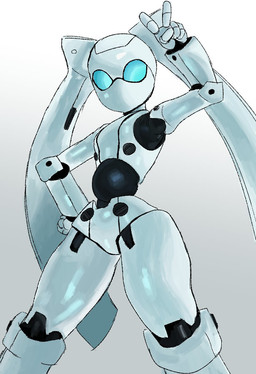 5_fingers blue_eyes breasts doll_joints female female_humanoid fingers front_view gradient_background hand_on_hip machine mouthless multicolored_body not_furry simple_background small_breasts solo thick_thighs white_background dumbwitchyy disney fireball_(disney) drossel_von_flugel_(fireball) humanoid robot robot_humanoid 2026 digital_drawing_(artwork) digital_media_(artwork) hi_res portrait three-quarter_portrait