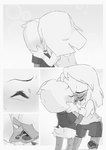 age_difference blush clothing duo eyes_closed female french_kissing kissing male older_female prosthetic prosthetic_limb simple_background tongue young younger_male threek disney ducktales ducktales_(2017) della_duck dewey_duck anatid anseriform avian bird duck absurd_res comic hi_res monochrome incest_(lore) mother_(lore) mother_and_child_(lore) mother_and_son_(lore) parent_(lore) parent_and_child_(lore) parent_and_son_(lore) son_(lore)