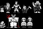 alphys_(storyshift) ambiguous_gender anthro asgore_(storyshift) beard blush bone bottomwear breasts buckteeth clothed clothing eyewear facial_hair female fire fur glasses group hair hat headgear headwear horn loincloth long_ears magic male mature_anthro mature_male melee_weapon open_mouth polearm rag sans_(storyshift) scepter scythe simple_background skeleton smile teeth top_hat trident weapon white_body white_fur young archie-the-racc_(artist) randomguyed undertale undertale_(series) alphys asgore_dreemurr asriel_(storyshift) asriel_dreemurr blooky_(storyshift) chara_(storyshift) chara_(undertale) napstablook napstablook_(storyshift) papyrus_(storyshift) papyrus_(undertale) sans_(undertale) toriel toriel_(storyshift) animated_skeleton boss_monster_(undertale) bovid caprine ghost goat human humanoid lizard mammal pangolin reptile scalie spirit undead digital_media_(artwork) hi_res