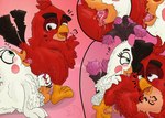 anal anthro beak bodily_fluids duo female female_rimming_male genital_fluids male male/female male_penetrated male_rimmed masturbation open_beak open_mouth oral penetration precum rimming sex simple_background sitting standing standing_sex tongue tongue_out tongue_penetration nietvart angry_birds rovio_entertainment sega matilda_(angry_birds) red_(angry_birds) avian bird absurd_res digital_media_(artwork) hi_res