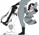 abs anthro balls big_penis black_hair bodily_fluids buckteeth collar collar_tag cutaway deep_throat duo erection eyes_closed faceless_character faceless_male feet femboy first_person_view foreskin fur genitals grey_body grey_fur grey_penis hair hand_on_head holding_head huge_penis humanoid_genitalia humanoid_penis kneeling kneeling_oral_position looking_at_viewer male male/male narrowed_eyes nipples nude open_mouth oral oral_penetration penetration penile penis plantigrade saliva saliva_on_face sex simple_background skinny smile standing submissive submissive_male tail tears teeth toes tongue tongue_out white_body white_fur butcher_pal adam_manchester rami_perez canid canine canis domestic_rabbit holland_lop hybrid lagomorph leporid lop_rabbit mammal oryctolagus procyonid rabbit raccoon wolf 2023 digital_drawing_(artwork) digital_media_(artwork) hi_res