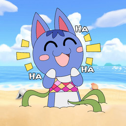 anthro beach blue_body blue_fur buried buried_in_sand cheek_spots cloud day eyes_closed female fur laugh multicolored_body multicolored_fur navel navel_fetish open_mouth open_smile outside sand sea seashell shell sky smile submissive submissive_anthro submissive_female tentacles tickle_fetish tickling tickling_navel tickling_sides water white_body white_fur lillyluvmonster animal_crossing nintendo rosie_(animal_crossing) domestic_cat felid feline felis mammal 1:1 animated short_playtime