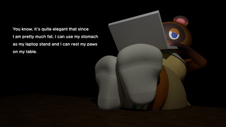 clothing computer electronics feet foot_fetish foot_focus footwear laptop laptop_on_belly paws paws_in_socks socks colonthreeguy animal_crossing nintendo tom_nook_(animal_crossing) canid canine mammal raccoon_dog tanuki 16:9 3d_(artwork) digital_media_(artwork) hi_res widescreen
