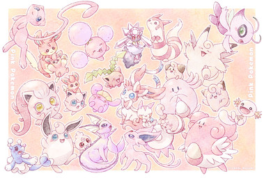 ambiguous_gender antennae_(anatomy) anthro blue_body blue_eyes blush blush_lines bow_(anatomy) claws egg eyelashes eyes_closed fangs feral forehead_gem fur gem green_eyes group insect_wings male markings open_mouth pawpads paws pink_body pink_eyes pink_fur plant purple_eyes ribbons_(anatomy) riding_on_head simple_background striped_body stripes tail teeth text tongue whisker_markings white_body wings yellow_eyes remedy0308 nintendo pokemon ancient_pokemon blissey brionne celebi chansey clefable clefairy cleffa diancie eeveelution elemental_creature elemental_humanoid espeon felid feline flora_fauna furret generation_1_pokemon generation_2_pokemon generation_4_pokemon generation_6_pokemon generation_7_pokemon generation_9_pokemon happiny hoppip humanoid igglybuff jigglypuff jumpluff legendary_pokemon mammal mew_(pokemon) mineral_fauna mineral_humanoid pachirisu paradox_pokemon pawmi pawmo pawmot pokemon_(species) rodent sciurid scream_tail shiny_pokemon skiploom sylveon tree_squirrel vaporeon waddling_head wigglytuff wooper 2024 english_text hi_res signature