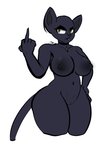 alternative_fashion anthro areola biped black_areola black_nipples choker dark_areola dark_nipples egyptian female genitals gesture goth hairless hand_gesture jewelry middle_finger necklace nipples pussy solo yellow_eyes iideek domestic_cat felid feline felis hairless_cat mammal sphynx_(cat) digital_media_(artwork) hi_res