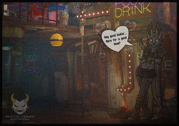 anthro boots bottomwear clothed clothing crossdressing dreadlocks femboy fishnet_clothing fishnet_legwear footwear fur leather legwear male miniskirt prostitution seductive shoes skirt solo text thigh_highs thong underwear ashen_oni_creations fallout microsoft deadman_joe_velasquez anubian_jackal canid canine canis jackal mammal 2024 english_text hi_res signature