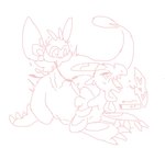 ambiguous_gender ambiguous_penetrated duo gameplay_mechanics gui health_bar male male/ambiguous male_penetrating male_penetrating_ambiguous penetration sex stick_calves niogupoke nintendo pokemon generation_7_pokemon hakamo-o pokemon_(species) ribombee 2019 monochrome pink_and_white sketch