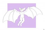 anthro bat_wings belly breasts claws ears_up fangs featureless_breasts featureless_crotch female flying membrane_(anatomy) membranous_wings navel nude open_mouth slightly_chubby slightly_chubby_anthro slightly_chubby_female smile solo spread_arms spread_wings teeth toe_claws tongue wide_eyed wings jimfoxx playtonic_games yooka-laylee laylee bat mammal 2022 signature