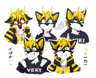 angry anthro bodily_fluids crying emotional femboy happy horn male sad scared shy simple_background solo tears white_background rhydonsutherland ignatius_walker_(walk-w-igny) igny_superstar canid canine canis mammal wolf hi_res