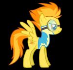 alpha_channel amber_eyes cutie_mark durpy equid equine feathered_wings feathers female feral friendship_is_magic fur hair hasbro hi_res mammal multicolored_hair my_little_pony mythological_creature mythological_equine mythology orange_hair pegasus solo spitfire_(mlp) two_tone_hair wings wonderbolts_(mlp) yellow_body yellow_feathers yellow_fur