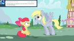 16:9 accessory apple_bloom_(mlp) bow_(feature) bow_accessory bow_ribbon comic cutie_mark derpy_hooves_(mlp) duo earth_pony english_text equid equine feathered_wings feathers female friendship_is_magic grey_body grey_feathers hair_accessory hair_bow hair_ribbon hasbro horse jananimations mammal my_little_pony mythological_creature mythological_equine mythology pegasus pony ribbons smile text tumblr widescreen wings young