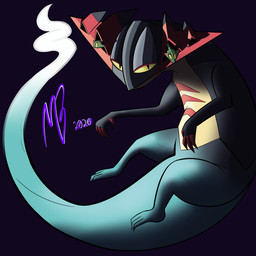 ambiguous_gender black_background blue_body claws feral group horn looking_at_viewer nude simple_background smile solo tail year moonbane_(artist) mythology nintendo pokemon dragapult dragon dreepy generation_8_pokemon ghost mythological_creature mythological_scalie pokemon_(species) reptile scalie spirit 1:1 2020 dated digital_drawing_(artwork) digital_media_(artwork) hi_res signature