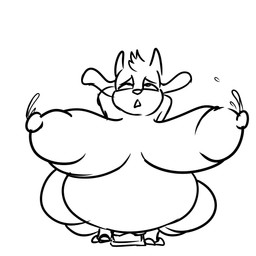 anthro belly big_belly big_breasts bodily_fluids breasts dildo female genitals huge_belly huge_breasts hyper hyper_belly hyper_breasts lactating penetration riding_dildo sex_toy solo vaginal vaginal_penetration vulva lewd_juice bovid caprine goat mammal 1:1 2d_animation animated frame_by_frame hi_res unfinished