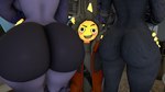 big_butt butt clothing feathers female fur group holding_butt holding_hips jacket lying male male/female on_back orange_clothing orange_jacket orange_topwear pose purple_body standing thick_thighs topwear trio wide_hips yellow_face yellow_glow 5naptrap epic_games fortnite fortnite:_battle_royale raven_team_leader sunspot_(fortnite) animal_humanoid bear elemental_creature elemental_humanoid humanoid living_sun mammal mammal_humanoid ursid_humanoid 16:9 3d_(artwork) digital_media_(artwork) hi_res shaded soft_shading source_filmmaker_(artwork) widescreen