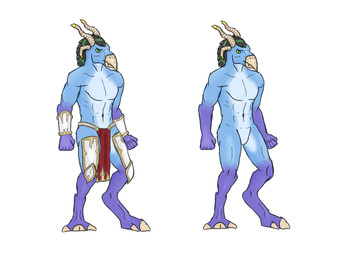 abs anthro armor beak black_hair blue_body bottomwear bracers clothed clothing digitigrade fantasy_clothing featureless_crotch green_eyes hair horn loincloth male muscular muscular_anthro muscular_male nude nude_anthro nude_male plate_armor simple_background solo standing topless topless_anthro topless_male maaarked_one warhammer_(franchise) warhammer_fantasy lazrix_(maaarked_one) avian beastman_(warhammer) tzaangor digital_media_(artwork) hi_res model_sheet