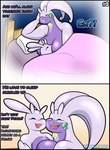 age_difference al_gx anthro bed big_breasts black_border blue_body blush border breasts casual_nudity clothed clothing comic daughter_(lore) dialogue dragon duo embrace english_text fan_character female female/female furniture generation_1_pokemon generation_4_pokemon generation_6_pokemon goo_creature goodra hi_res hug huge_breasts incest_(lore) larger_female lucario male medium_breasts mother_(lore) mother_and_child_(lore) mother_and_daughter_(lore) mythological_creature mythological_scalie mythology nintendo older_female opal_(al_gx) parasite parent_(lore) parent_and_child_(lore) parent_and_daughter_(lore) pearl_(al_gx) pikachu pokemon pokemon_(species) pokemorph purple_body roommate scalie scarf size_difference sleeping sliggoo smaller_female sofa story text