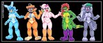 anthro big_breasts black_background black_border border breasts crossgender ear_piercing ear_ring eyelashes female fingers genitals group hand_on_hip machine navel nipples non-mammal_nipples nude piercing pussy ring_piercing simple_background thick_thighs wide_hips galaxiagalaxite five_nights_at_freddy's five_nights_at_freddy's:_security_breach scottgames steel_wool_studios glamrock_bonnie_(fnaf) glamrock_chica glamrock_freddy montgomery_gator roxanne_wolf alligator alligatorid animatronic avian bear bird canid canine canis chicken crocodilian galliform gallus_(genus) lagomorph leporid mammal phasianid rabbit reptile robot scalie wolf 2023 absurd_res digital_media_(artwork) hi_res