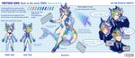 2000s_theme 2024 ambient_fish ambient_sealife annoyed anthro arnoctis biped blush color_swatch cool_colors cursor dialogue dragon english_text fin frutiger_aero fur furred_dragon furred_scalie hi_res horn humanoid male marine microsoft microsoft_windows model_sheet msn_messenger multiple_forms mythological_creature mythological_scalie mythology noctarion nude scalie solo speech_bubble standing tail text window_(computing) y2k_(graphic_design)
