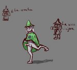 anthro balls clothing femboy fur genitals hat headgear headwear male paws penis scarf solo white_body white_fur depsu deltarune mario_smoking_weed ralsei_smoking_blunt undertale_(series) ralsei bovid caprine goat mammal hi_res