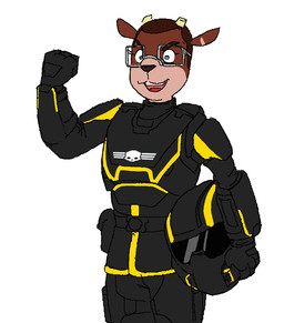 anthro antler_removal antlers bald eyewear female glasses horn horn_removal solo unknown_artist helldivers becky_gilmore deer humanoid mammal new_world_deer reindeer