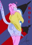 aircraft airplane anthro balls blue_body blue_fur blush bodily_fluids bottomless butt clothed clothing cum cum_drip cum_inside dripping eurofighter_typhoon eyeliner_pencil eyewear f-14_tomcat femboy fur genital_fluids genitals glasses hair heart_symbol hoodie hoodie_only jet male nude penis pink_eyes pink_hair pink_nose plushie presenting round_ears round_glasses simple_background smile solo sparkles squish stylized tail text topwear topwear_only vehicle azbie_creations f-14 ikea blahaj rose_(azbie_creations) felid feline fish mammal marine pantherine shark snow_leopard absurd_res digital_media_(artwork) hi_res