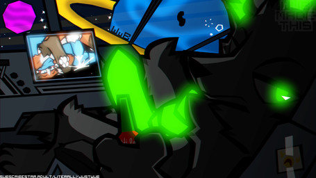 angry animal_genitalia animal_penis anthro beverage black_body black_fur black_sclera bodily_fluids bottle brown_body brown_fur bubble canine_genitalia canine_penis cockpit container cum drunk drunk_bubble fur genital_fluids genitals glowing glowing_eyes glowing_genitalia glowing_penis green_eyes inner_ear_fluff looking_back male orange_body orange_fur penis planet solo space spacecraft substance_intoxication text tuft vehicle wub_(artist) corby_(wub) zeke_(wub) canid canine canis mammal wolf 16:9 hi_res signature url watermark widescreen