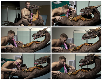 anthro anthro_penetrating anthro_penetrating_human biped bodily_fluids border cum duo erection fellatio genital_fluids genitals happy hospital human_on_anthro human_penetrated interspecies licking looking_pleasured male male/male male_penetrated male_penetrating male_penetrating_male oral penetration penile penis sex smile tongue tongue_out white_border wooky mythology team_fortress_2 valve medic_(team_fortress_2) dragon human mammal millennium_dragon mythological_creature mythological_scalie scalie 3d_(artwork) digital_media_(artwork) hi_res