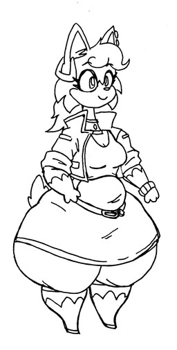 anthro belly big_breasts biped bracelet breasts clothed clothed_anthro clothed_female clothing countershade_fur countershading ear_piercing ear_ring eyelashes feet female female_anthro fur gloves_(marking) hair hooves huge_hips huge_thighs jacket jewelry leg_markings markings navel open_clothing open_jacket open_topwear piercing ring_piercing scut_tail short_tail slightly_chubby slightly_chubby_anthro slightly_chubby_female small_feet smile socks_(marking) solo tail thick_thighs topwear unguligrade wide_hipped_anthro wide_hipped_female wide_hips blayaden sam_(blayaden) catrobis felid feline mammal 2023 black_and_white digital_drawing_(artwork) digital_media_(artwork) hi_res monochrome