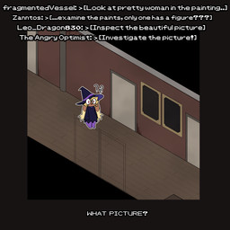 animated_webp anthro clothing eyewear female glasses hat haunted_house headgear headwear holidays picture_frame question_mark solo text wearing_glasses witch_costume witch_hat corruptedcryptid halloween nintendo pokemon penny_(corruptedcryptid) generation_4_pokemon lopunny pokemon_(species) animated english_text hi_res trans_(lore) trans_woman_(lore)