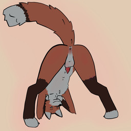 animal_genitalia anthro anus ass_up backsack balls balls_blush bent_over blush body_blush butt eyebrows fluffy fluffy_chest fluffy_tail fur genitals jack-o'_pose looking_at_viewer looking_back looking_back_at_viewer male navel nude_anthro nude_male orange_body orange_fur penis pink_anus pose presenting presenting_anus presenting_hindquarters raised_tail sheath solo tail white_body white_fur larvameps canid canine fox mammal true_fox 1:1 absurd_res hi_res