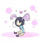 ear_piercing ear_ring femboy heart_symbol male piercing ring_piercing solo kittyodic humanoid lagomorph leporid mammal rabbit digital_media_(artwork) hi_res