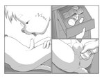after_oral age_difference anthro anthro_on_anthro anus balls biped bodily_fluids border bottle condom container cum cum_in_mouth cum_inside discarded_sex_toy duo egg_vibrator erection eyewear faceless_character faceless_male fellatio foreskin fur genital_fluids genitals glasses holding_bottle holding_container holding_lube holding_object humanoid_genitalia humanoid_penis larger_male lube male male/male older_male oral penile penis saliva saliva_string sex sex_toy sexual_barrier_device size_difference smaller_male unused_condom vibrator white_border wrapped_condom young young_anthro young_male younger_male arkaid domestic_cat felid feline felis mammal 4:3 monochrome father_(lore) father_and_child_(lore) father_and_son_(lore) incest_(lore) parent_(lore) parent_and_child_(lore) parent_and_son_(lore) son_(lore)